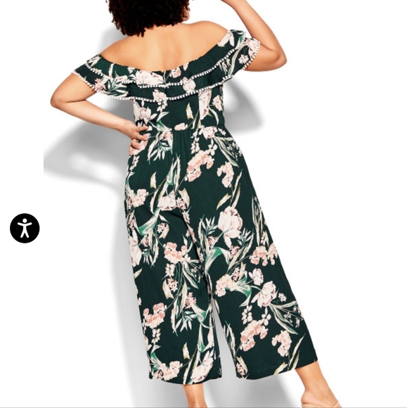 NWT CITY CHIC JUMPSUIT SIZE M 18 - Picture 4 of 11